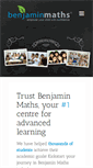 Mobile Screenshot of benjaminmaths.com